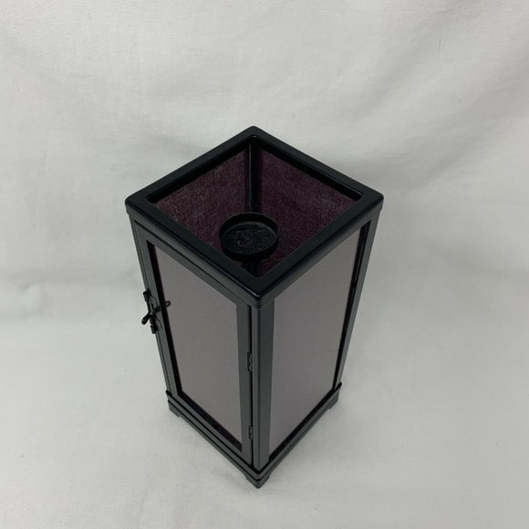 PartyLite - Purple Zen Tealight Holder (10" tall) Lantern - Picture 2 of 10